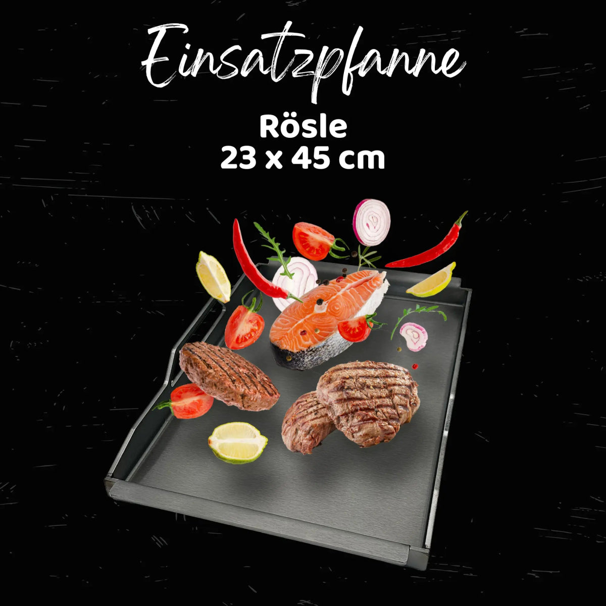 Einsatzpfanne | Rösle | 23 x 45 cm - BABOSSAEinsatzpfanne | Rösle | 23 x 45 cmEinsatzpfanneRösleBABOSSA