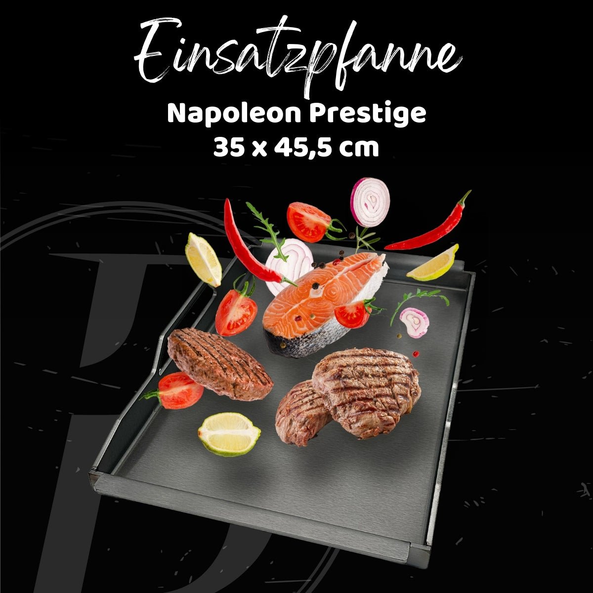Einsatzpfanne | Napoleon Prestige und Napoleon Connected & Phantom 2025  | 33,6 x 45,3cm