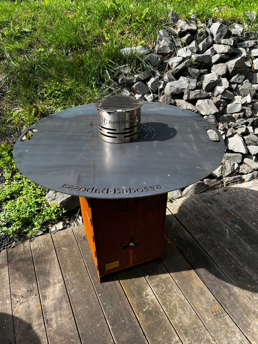 Feuerplatte | Grillplatte | Plancha | Feinkornbaustahl - BABOSSAFeuerplatte | Grillplatte | Plancha | FeinkornbaustahlBABOSSABABOSSA
