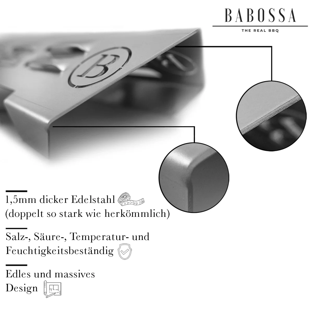 Babossa "B-Ware" Flammschutzblech, Enders Monroe Turbozone bis 202