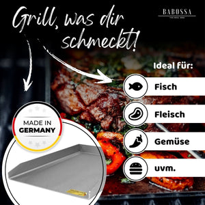 Plancha | Grillplatte | Weber Genesis 2 | 30x48,6cm - BABOSSAPlancha | Grillplatte | Weber Genesis 2 | 30x48,6cmPlanchaWeberBABOSSA